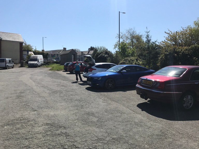 Car park at Pentraeth