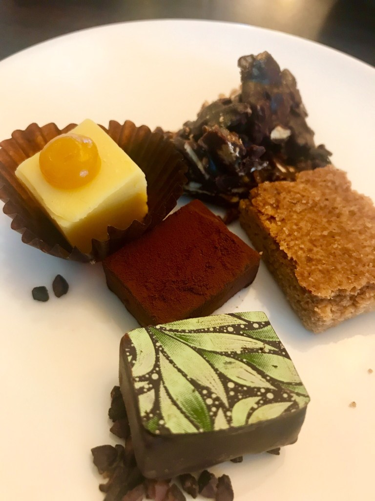 Paul Ainsworth at No6 In Padstow, coffee, sweets