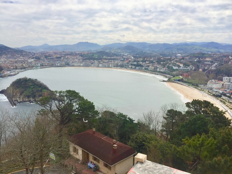San Sebastián from Montei Gueldo