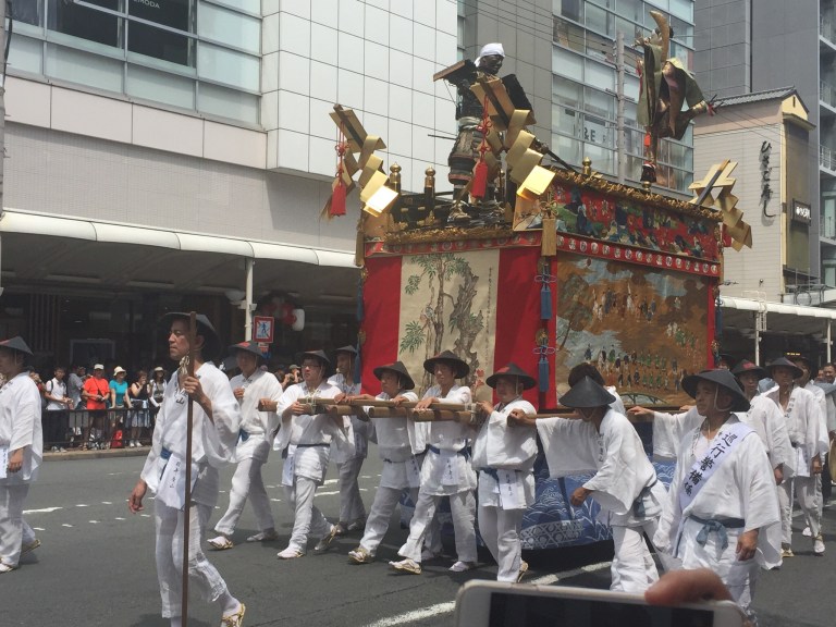 Kyoto Japan summer parade