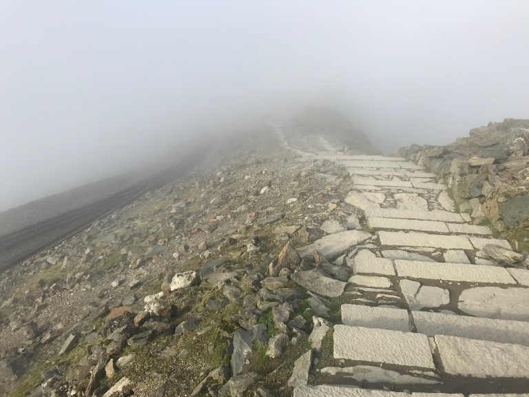 Snowdon Summit mist