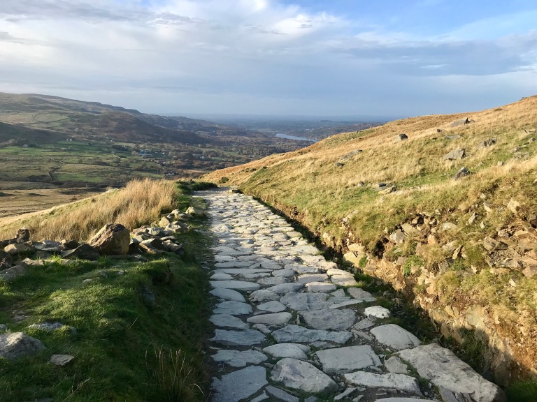 Snowdon path down to Llanberis