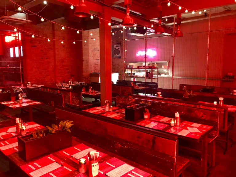 Restaurant at the DRD in Liverpool 