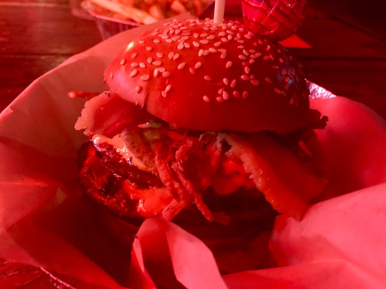 Burger at the DRD in Liverpool